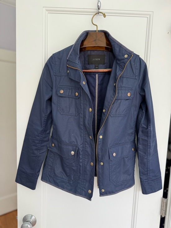 J. Crew Navy Utility Field Jacket - Picture 4 of 9